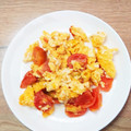NAOばあさん's cooksnap of when they made 中華風トマトと卵の炒め物.