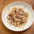 いっちゃんおかん's cooksnap of when they made 豚しゃぶともやしのごまポン酢.