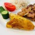 ainuinu's cooksnap of when they made ☆カレーポテト☆お弁当や副菜に☆.