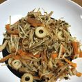 chi−ちゃん's cooksnap of when they made えのき茸と人参などの塩こんぶ炒め♪.