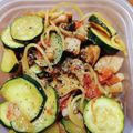 shelly616's cooksnap of when they made 鶏肉とズッキーニの簡単チーズ焼き.
