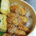 M130018's cooksnap of when they made 我が家の*ささみガーリックしょうゆ丼.