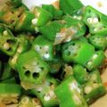 古賀竜一's cooksnap of when they made オクラのおかかポン酢和え★.