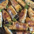まめはっぱ's cooksnap of when they made レンジで簡単☆茄子とオクラの肉巻き.