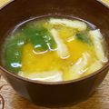 プルンバゴ's cooksnap of when they made 南瓜とピーマンのお味噌汁.