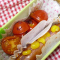 yukanosuke's cooksnap of when they made 簡単お弁当★ミニトマトのおかか醤油炒め.