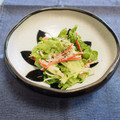 バカリャウ's cooksnap of when they made レタスとかにかまのごまマヨサラダ.