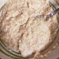 nonkodon's cooksnap of when they made きなこバナナオートミール 離乳食中期.
