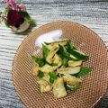 Laufen's cooksnap of when they made 簡単美味！鶏やげん軟骨とピーマンの炒め物.