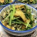 chocoraママ's cooksnap of when they made ■油揚げと水菜のカリカリじゃこ炒め■.