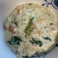 ハーシーズ's cooksnap of when they made ほうれん草と竹輪のリゾット.