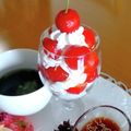 ＊＊ラテ＊＊'s cooksnap of when they made 季節のパフェ さくらんぼ.