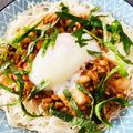 ルミー☆'s cooksnap of when they made 納豆キムチひやむぎ♥パスタ＆うどんでも.
