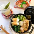 ぴのっちです's cooksnap of when they made 焼きとり冷やし氷あえ麺.
