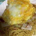 ちゃぎー's cooksnap of when they made 卵かけるだけ簡単オムソバ.