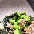 ムイ61's cooksnap of when they made 枝豆わかめツナのゴマ味噌和え.