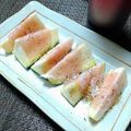 うたかた。's cooksnap of when they made とってもジューシー♪水なすの生ハム巻.