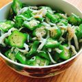 Emihann's cooksnap of when they made オクラとシラスの和え物.