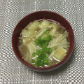 おはなすき's cooksnap of when they made 簡単★えのきと油揚げのお味噌汁.