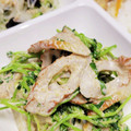 ちょちょこ✫'s cooksnap of when they made 豆苗とちくわの柚子胡椒マヨぽんサラダ.