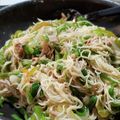 ｸﾏﾘｴ's cooksnap of when they made 簡単時短！鍋一つdeそうめんチャンプルー.