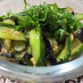 Faiza's cooksnap of when they made すぐ出来る！茄子ときゅうりの梅和え.