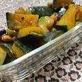 Faiza's cooksnap of when they made かぼちゃと豆のバルサミコマリネ.