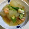 クック茶々茶's cooksnap of when they made 涼品♪シーフードミックス&冬瓜の冷煮物.