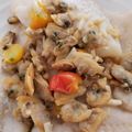 ❦ちぃ❦'s cooksnap of when they made パンガシウスでアクアパッツァ♪.