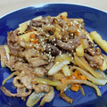 クック5ZW678☆'s cooksnap of when they made シャクとろっ♪長芋と牛肉のオイスター炒め.