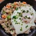 yumelon88's cooksnap of when they made 米化オートミールでガパオライス.