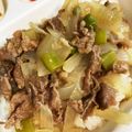 honey♡ハニ's cooksnap of when they made 牛丼〈幼児食〉.