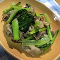 ♪チョコたんママ♪'s cooksnap of when they made 小松菜と豚バラの中華炒め.