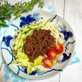 monchan♪♪'s cooksnap of when they made 夏向け♡冷たいうどんのジャージャー麺.