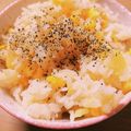 ウエムキ's cooksnap of when they made じゃがバタコーンの炊き込みご飯.