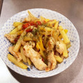 ミアンミアン's cooksnap of when they made 鶏むね肉とじゃが芋のテリヤキマヨ炒め.