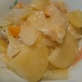 ayatake23's cooksnap of when they made じゃがいもの洋風チーズ煮☆給食メニュー.