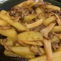 たまゴン♪'s cooksnap of when they made きのことじゃがいものバターポン酢炒め.