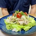 smanma's cooksnap of when they made レンジ蒸しなすと豚しゃぶのさっぱりサラダ.