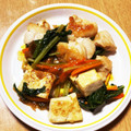 Marmo's cooksnap of when they made 鶏と豆腐のザーサイ炒め.