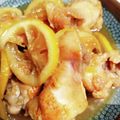 バキ子's cooksnap of when they made 手羽元・スプライトれもん煮.