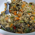 SATOMI89's cooksnap of when they made 干し椎茸と高菜と野菜だけのそぼろ風炒め.