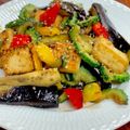 ルぴあ's cooksnap of when they made ゴーヤ＆夏野菜の味噌炒め.