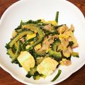 里美chan's cooksnap of when they made 【沖縄料理】苦くない！ゴーヤチャンプル.