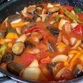noufumama's cooksnap of when they made 茄子とトマトのカボナータ.