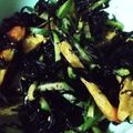 農家のはにわちゃん's cooksnap of when they made カリカリさくさく油揚げとひじきの和え物.