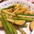 みるくクロワッサン's cooksnap of when they made ♡アスパラとさつまいものバターソテー♡.