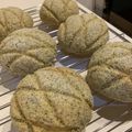 hataちゃん's cooksnap of when they made 紅茶メロンパン✿.