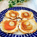 Satoco❋'s cooksnap of when they made 海鮮！殻付き帆立貝のバター醤油焼き♪.