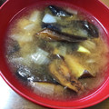 伊達こまち's cooksnap of when they made 揚げ茄子と玉ねぎの味噌汁♪.